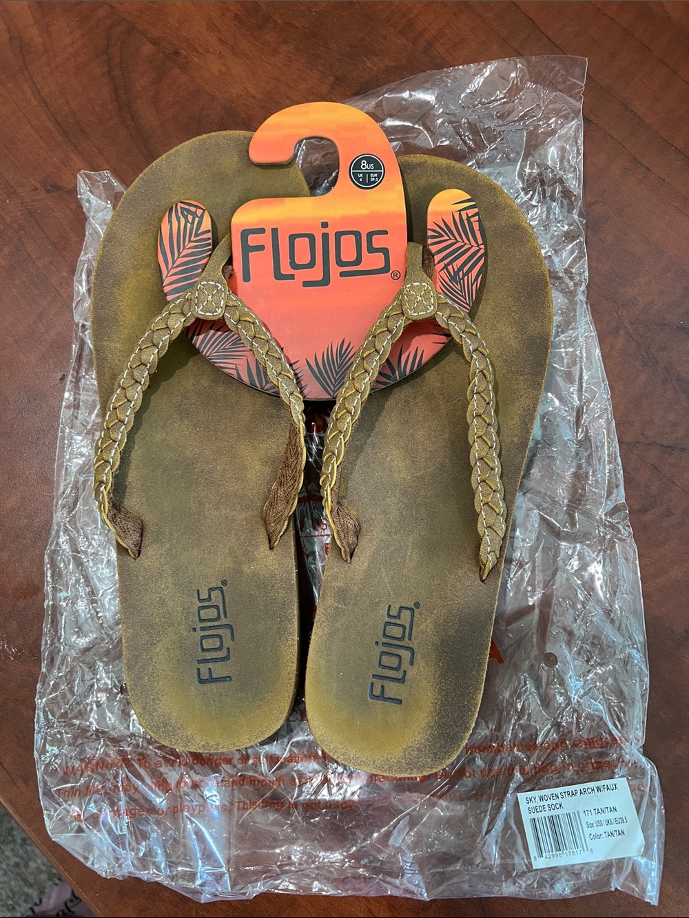 Flojos Sky Tan Flip Flops